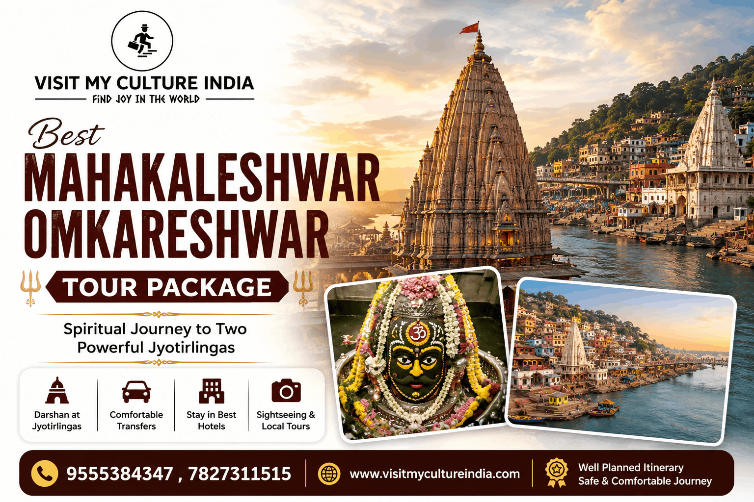 Best Mahakaleshwar Omkareshwar Tour Package 2026 : A Complete Travel Guide